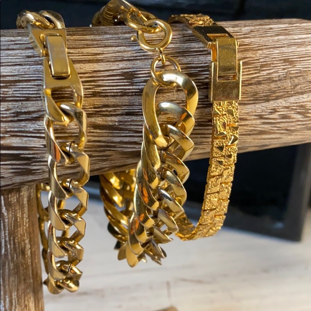 Gold Toned Bracelets